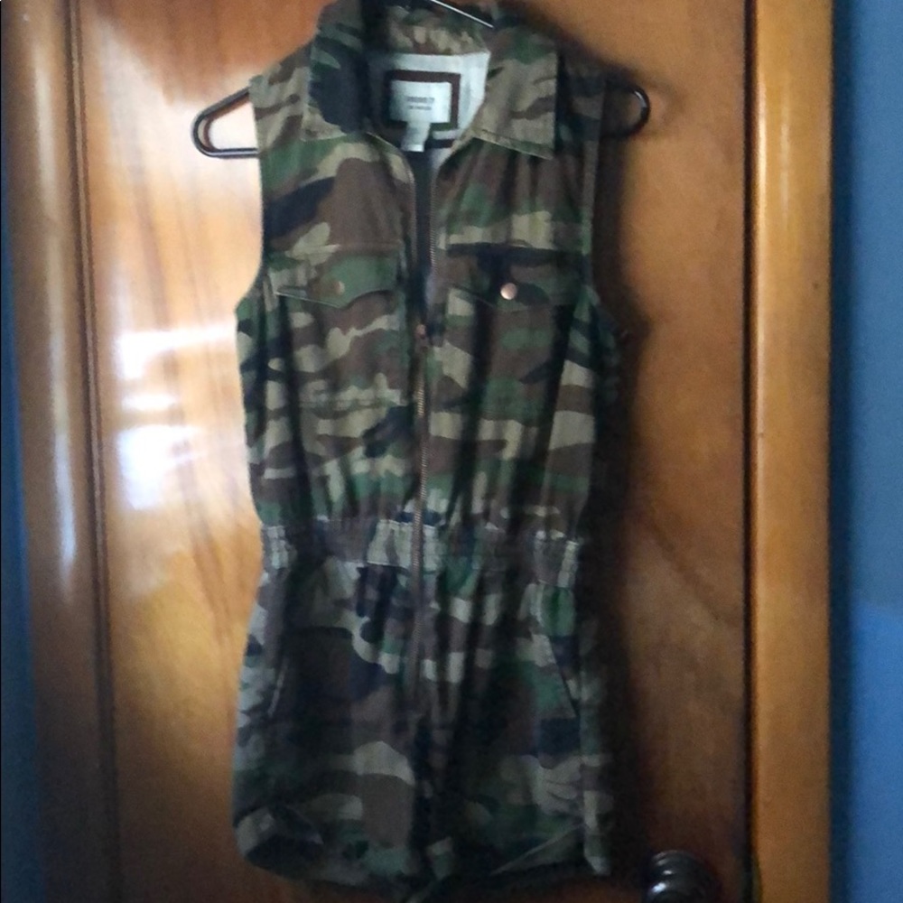Camouflage romper